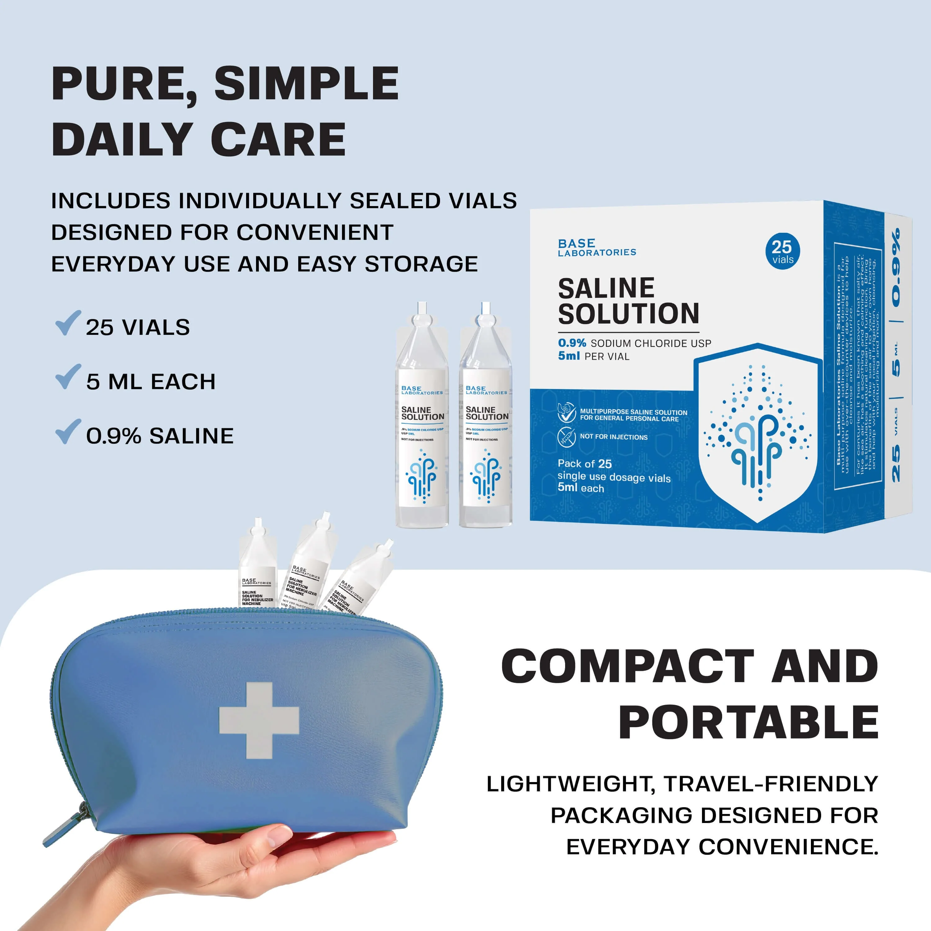 0.9% Saline Solution Vials — Compatible with Nebulizer Machines & Mesh Nebulizers - Image 9