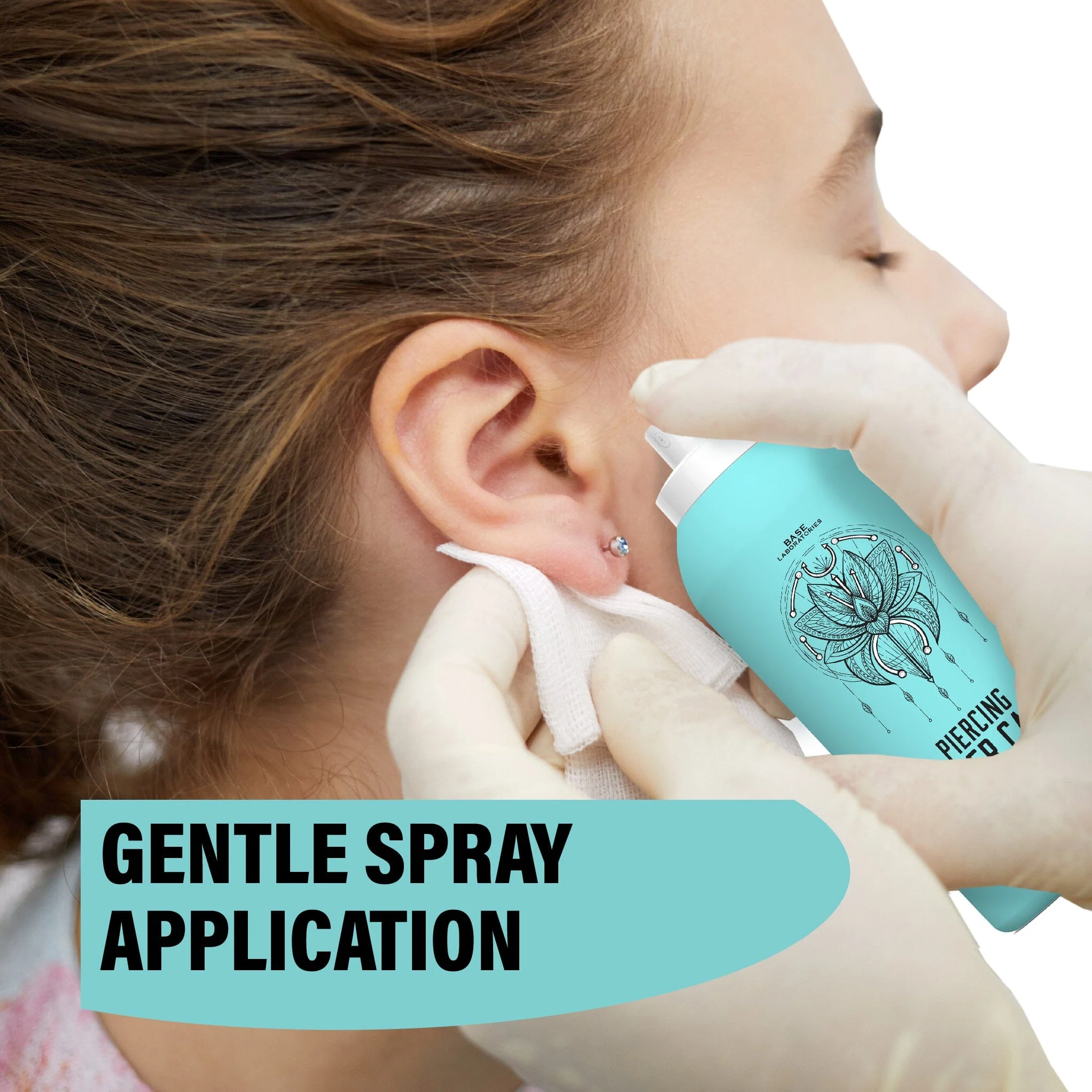 2 Pack - Piercing Aftercare Spray - Soothes & Cleanses All Piercing Types   - 4oz - Image 3