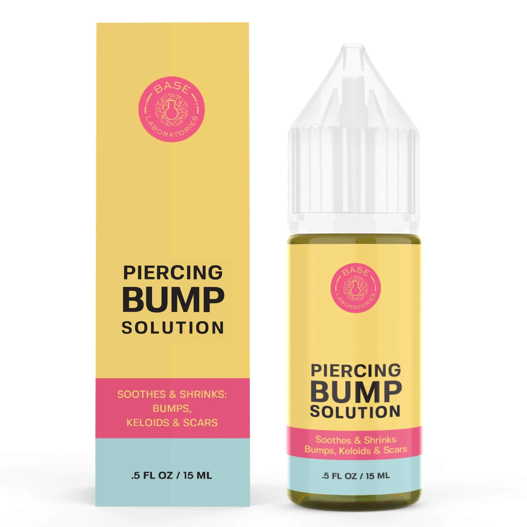 Base Laboratories Piercing Bump Care Bundle | Fast Keloid & Bump Removal | Best-Selling Bump Oil + Scar Gel + Hypochlorous Spray for Piercing Aftercare! - Image 8