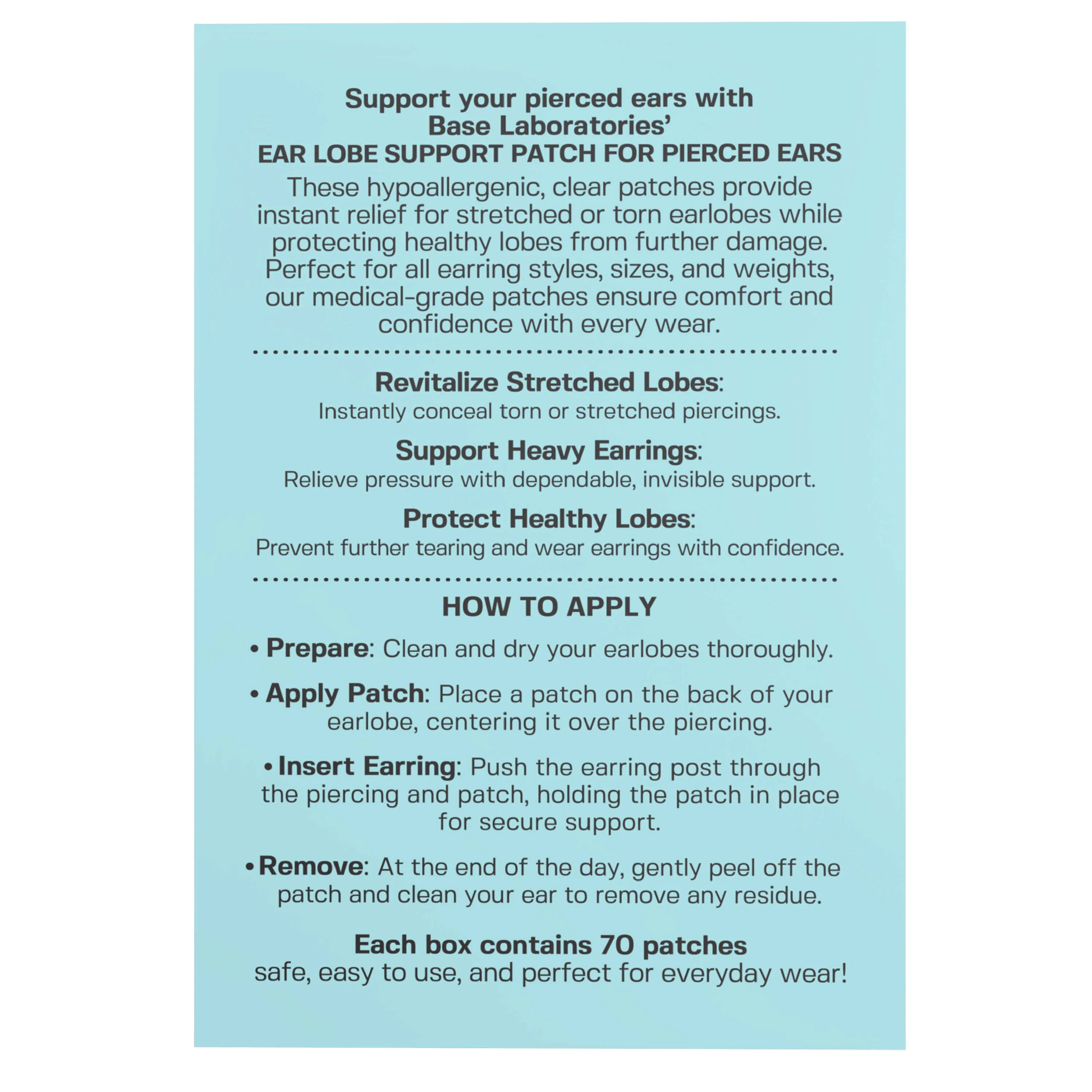 Ear Lobe Support Patch - Image 7