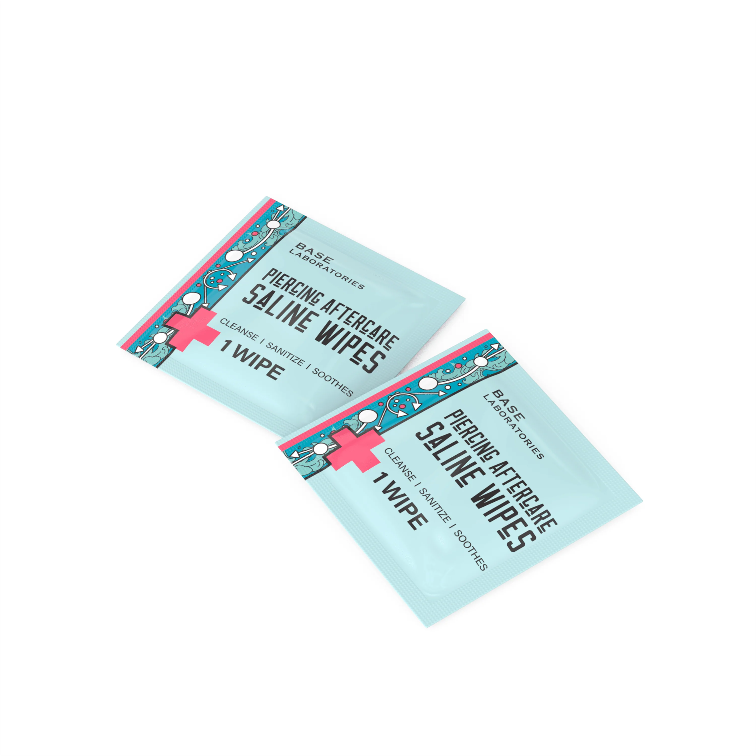 Piercing Aftercare Saline Wipes (75ct) Wholesale - Image 4