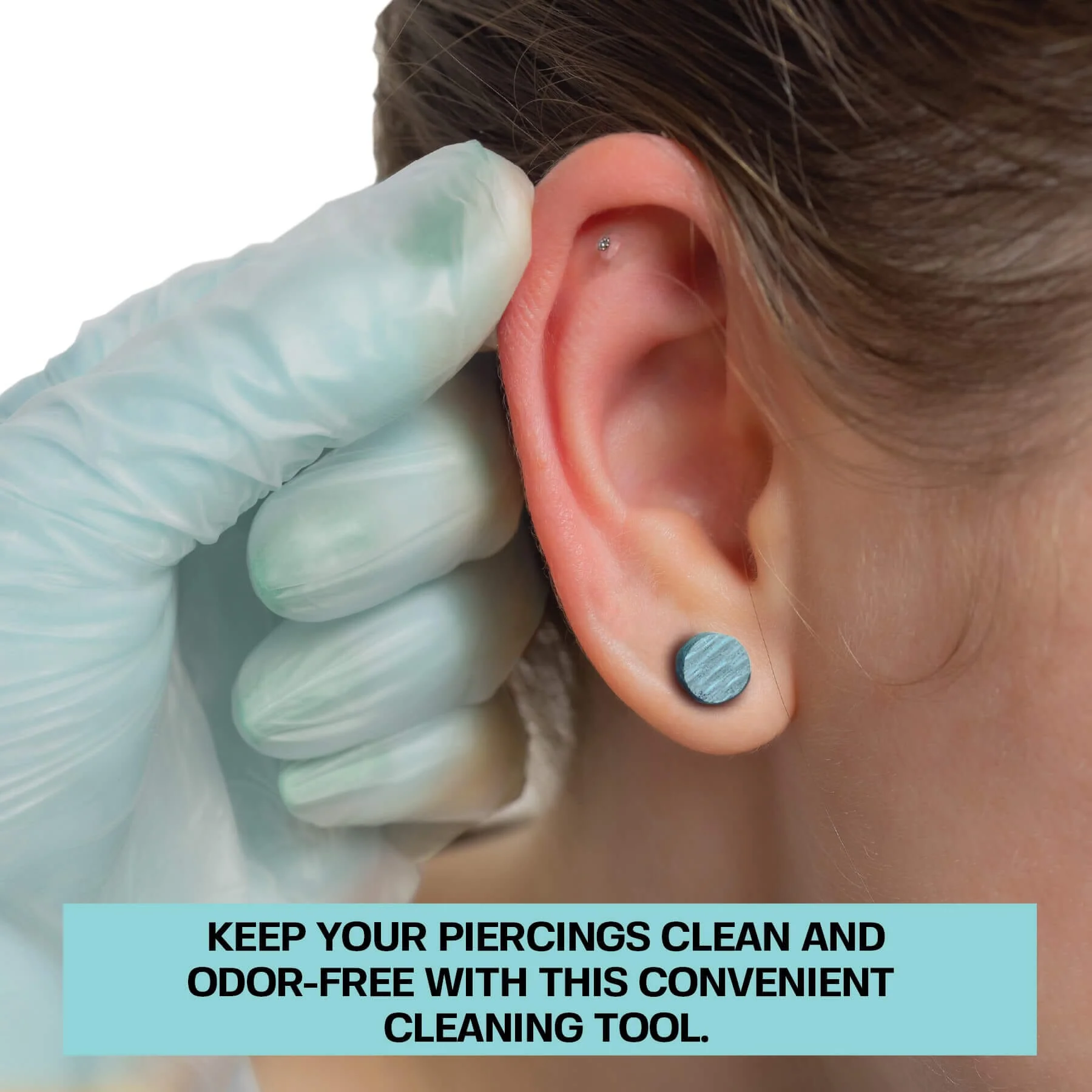 Piercing Hole Cleaner Ear Floss - Image 3